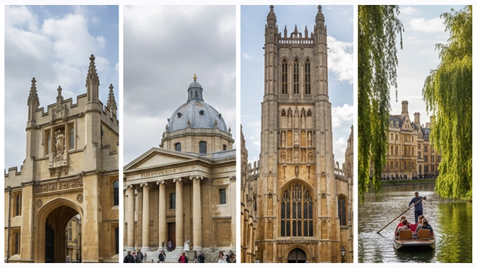 Best City to explore in London, University of Cambridge, Fitzwilliam Museum, King's College Chapel, and punting on the River Cam